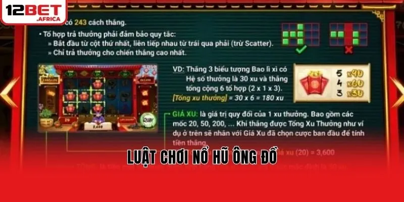 Luật chơi nổ hũ ông đồ